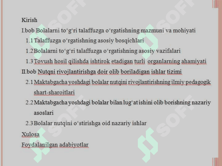 Tovushlаrning to‘g‘ri tаlаffuzi yuzаsidаn olib borilаdigаn ishlаr mazmuni 2