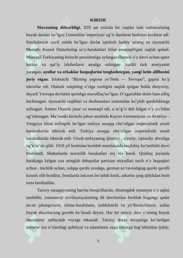 TURKIYADA MUSTAFO KAMOL ISLOHOTI 3