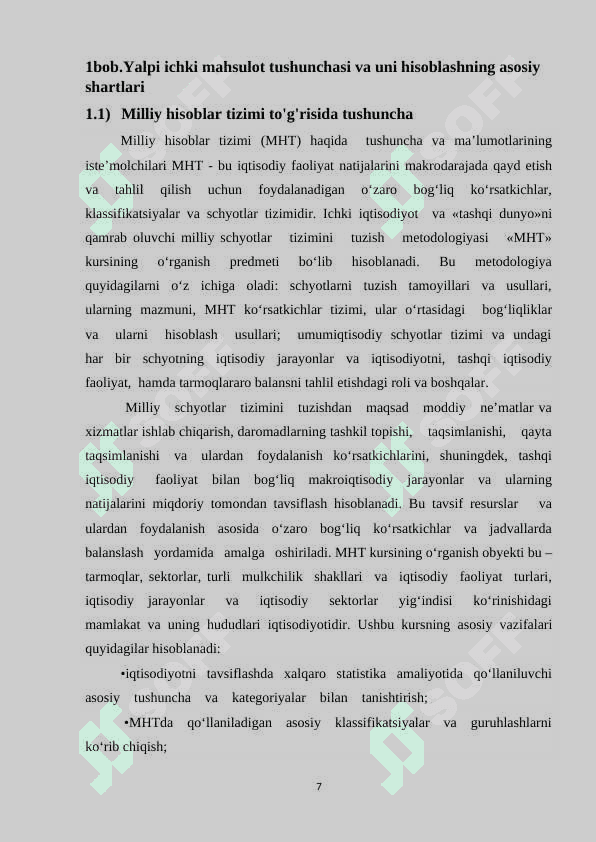 Milliy hisoblar tizimida Yalpi ichki mahsulot ko'rsatkichini hisoblash shartlari va usullari K.docx 7