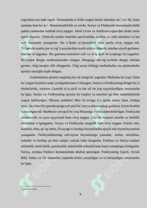 FALASTIN, FINIKIYA VA SURIYA ANTIK MUALLIFLAR ASARLARIDA 8