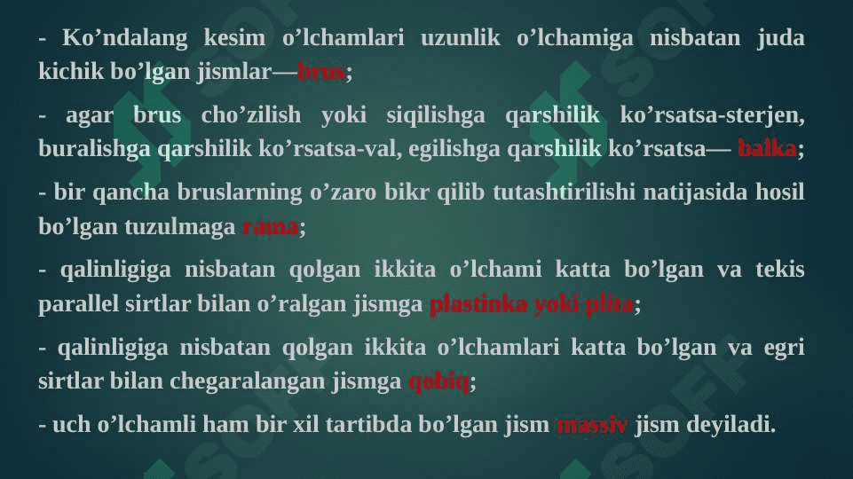 Balka, rama va egri brus uchun ichki kuch epyuralarini qurish 2
