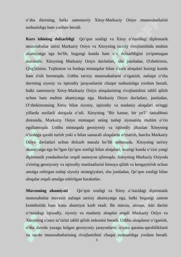 Qo’qon xonligi va Xitoy o’rtasidagi diplomatik munosabatlar K.docx 5