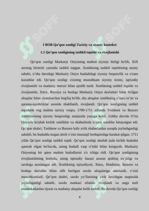 Qo’qon xonligi va Xitoy o’rtasidagi diplomatik munosabatlar K.docx 8