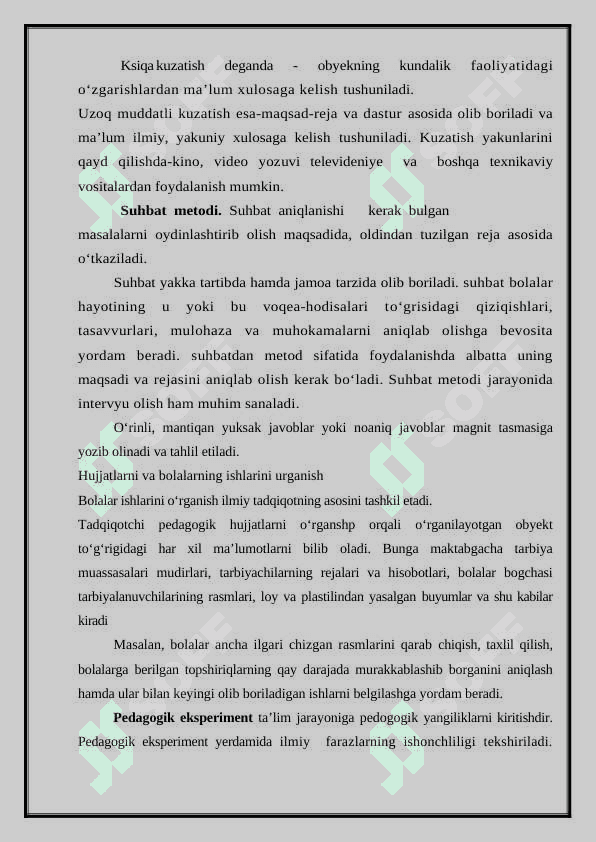 MAKTABGACHA PEDAGOGIKA FANINING MAQSAD VA VAZIFALARI. 7