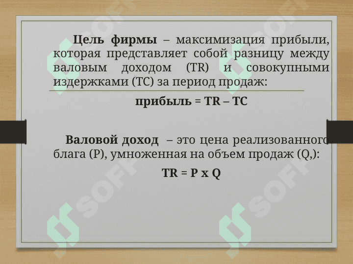 Деятельность фирм на конкурентных рынках 5