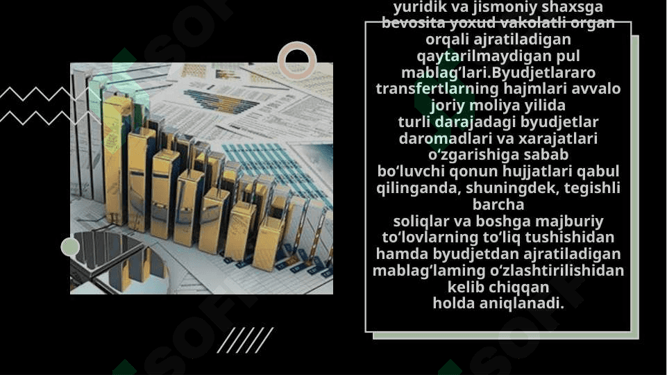 Byudjetlararo munosobatlar 7