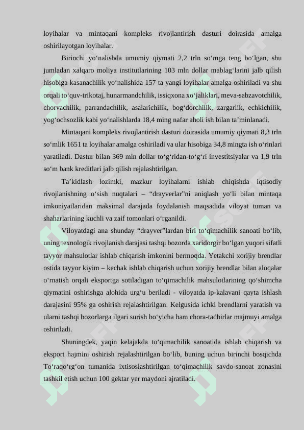 Namangan viloyati investitsiya va eksport salohiyati 4
