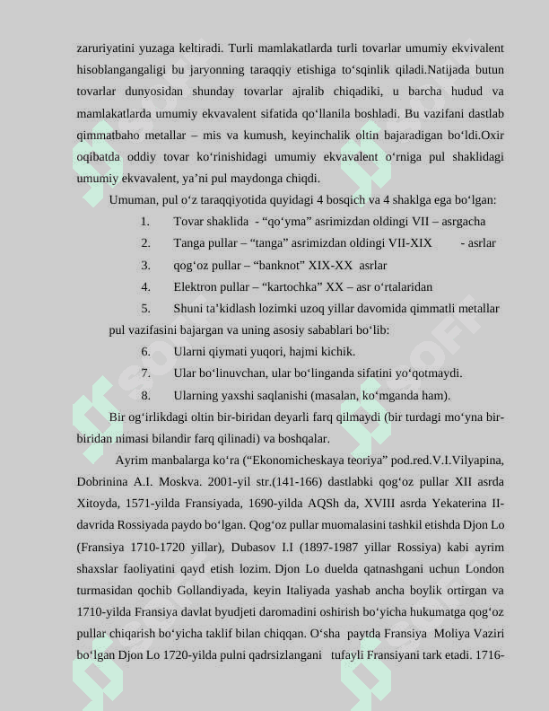 PULNING MOHIYATI VA AYLANISH USULLARI 7