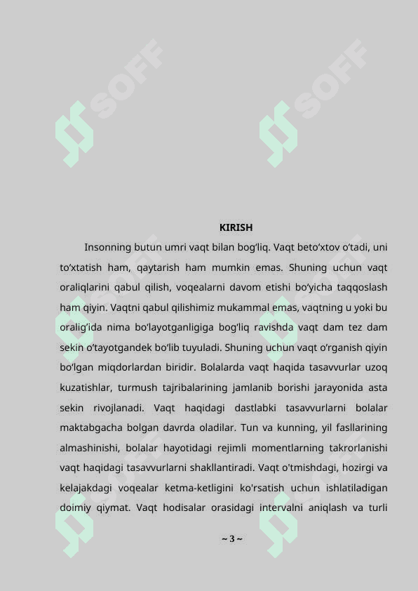Boshlang'ich sinflarda  vaqt va uning  o'lchov birliklarini o'rgatish 3