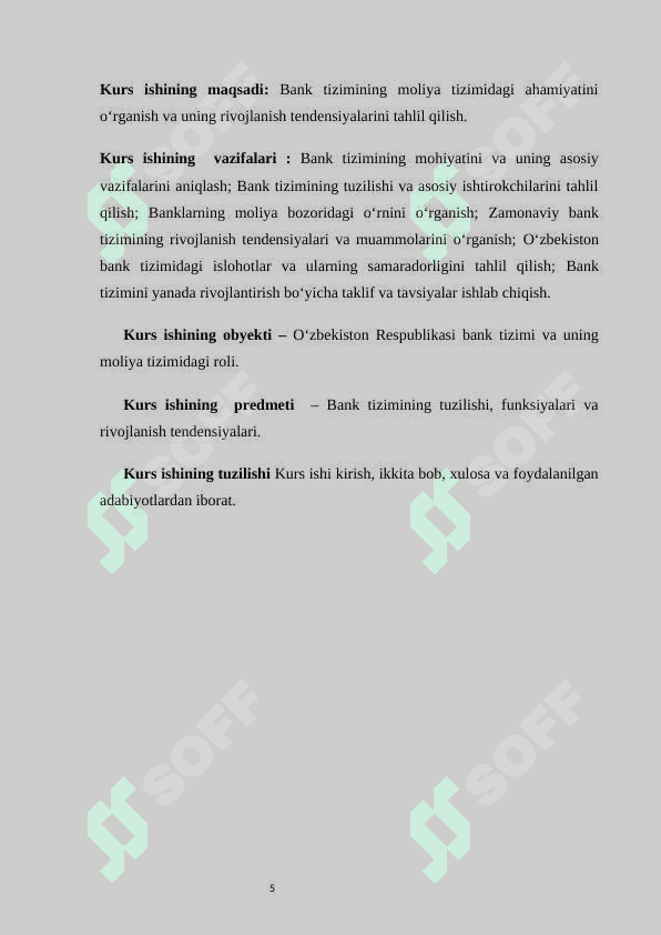 Bank tizimi - moliya tizimining asosiy tarkibiy qismi sifatida 5