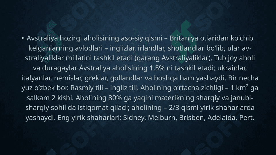 AVSTRALIYANING MOLIYA VA SOLIQ TIZIMI. 7