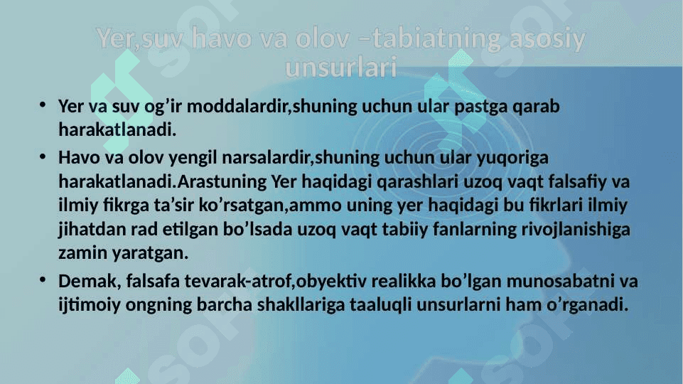 Falsafaning mohiyati va jamiyatdagi oʻrni 5