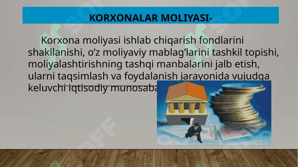 Korxonalar moliyasi 4