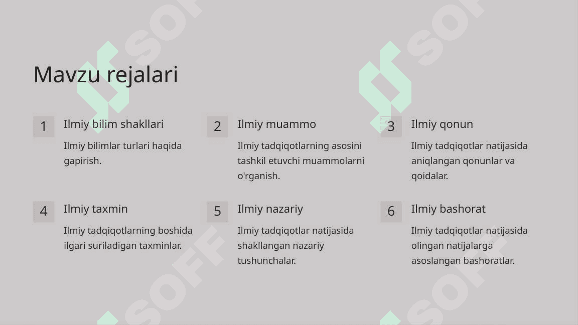 Ilmiy bilim shakllari. Ilmiy muammo. Ilmiy qonun. Ilmiy taxmin. Ilmiy nazariy. Ilmiy bashorat_3 2