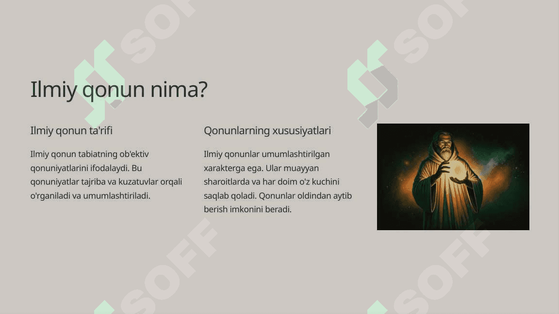 Ilmiy bilim shakllari. Ilmiy muammo. Ilmiy qonun. Ilmiy taxmin. Ilmiy nazariy. Ilmiy bashorat_4 4