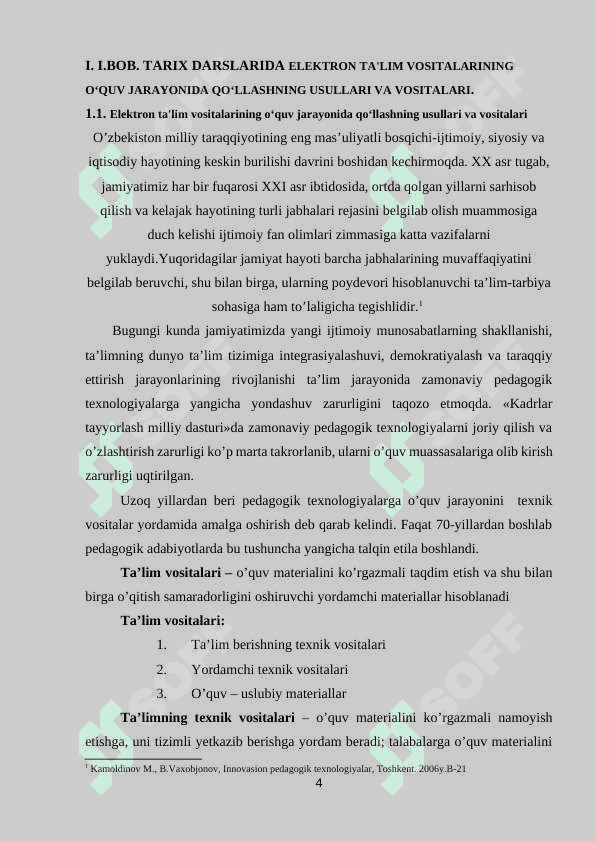 8- sinf O’zbekiston tarixi fanining Qo’qon xonligida davlat boshqaruvi mavzusini o’qitishda elektron vositalardan foydalanish usullari 4