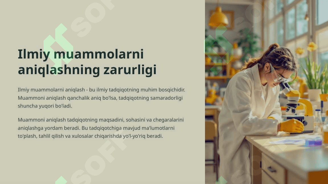 Ilmiy muammo. Muammoli vaziyat_6 3