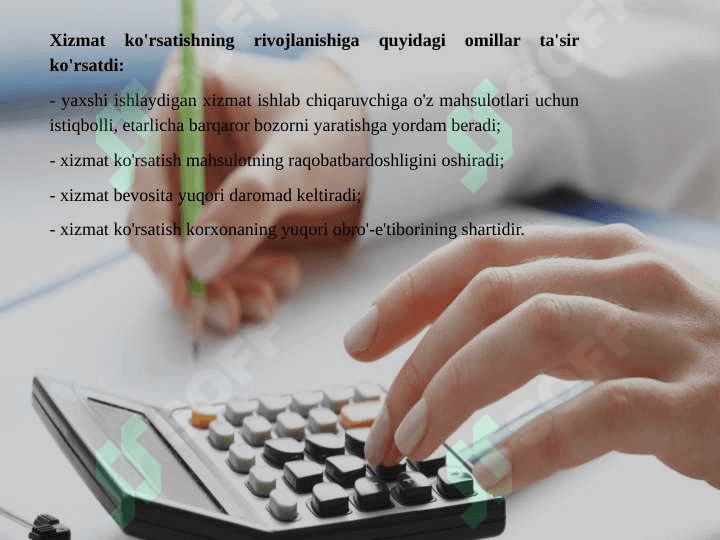Logistikada servis xizmati 6
