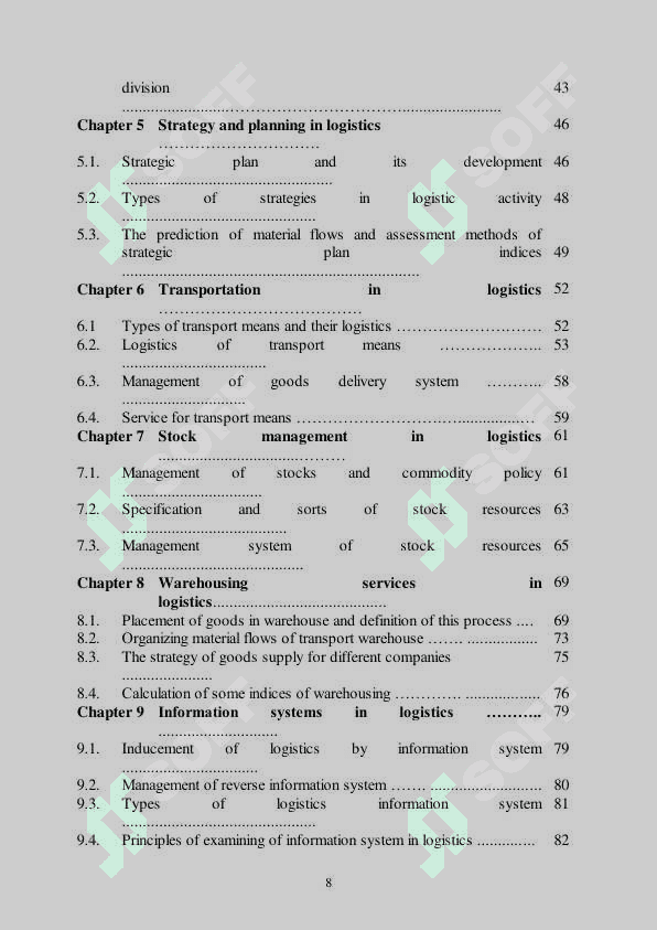 LOGISTIKA 8