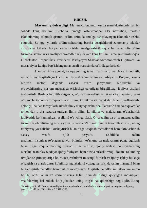Tarix shaxs va jamiyat o’qitishning metodlari va ularning klassifikatsiyasi 3