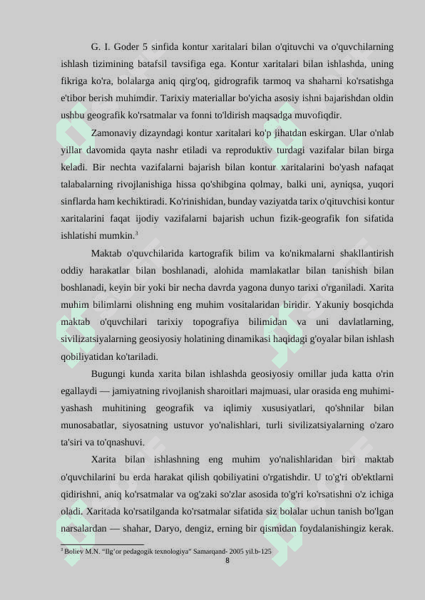 TARIX VA IJTIMOIY FANLARNI OʻQITISHDA XARITA TURLARI VA ULARNING AHAMIYATI 8