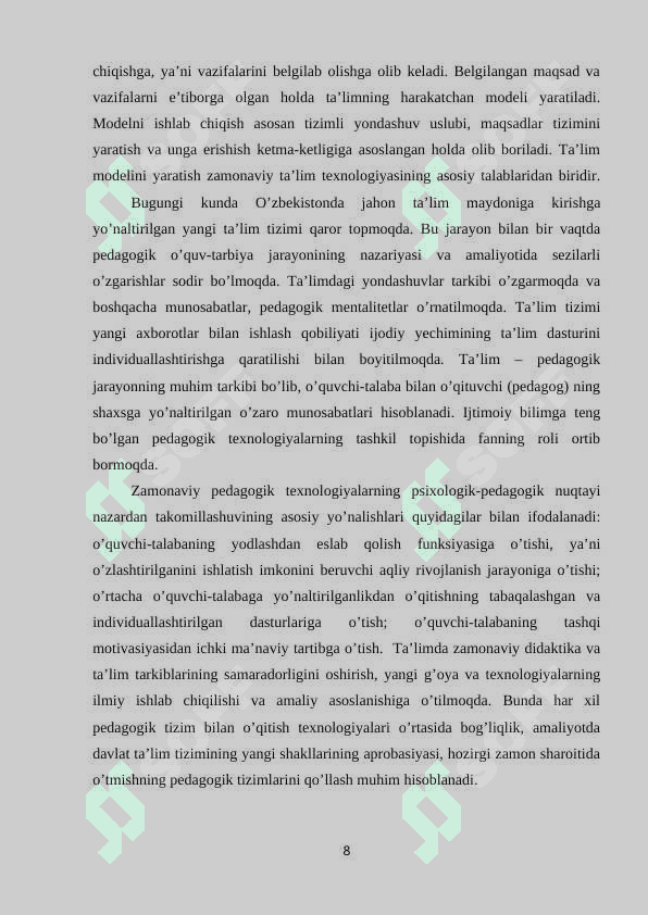 TARIX DARSLARIDA  INTERNET MA’LUMOTLARIDAN FOYDALANISH 8