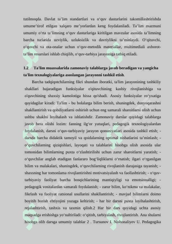 HOZIRGI ZAMON TA’LIMNI YANGILASHNING ASOSIY TENDENSIYALARI 7