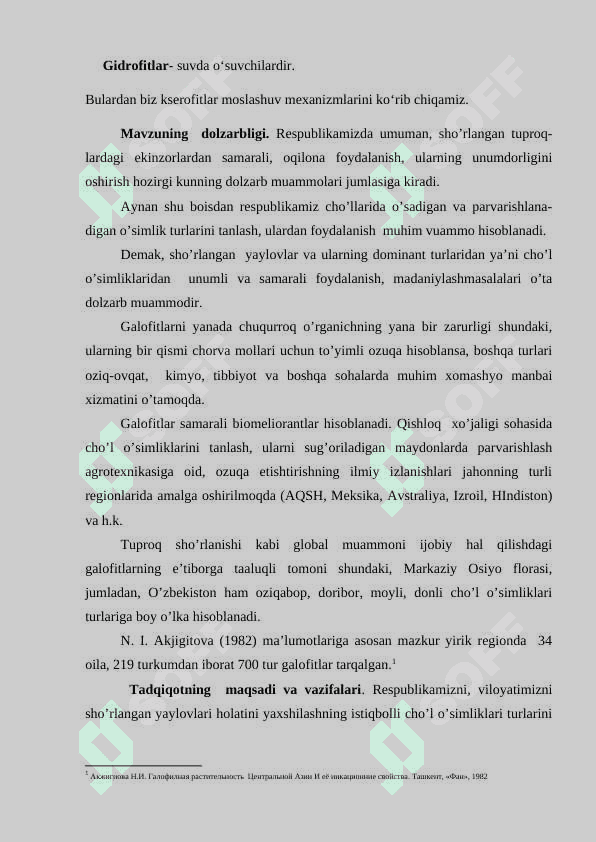 O‘SIMLIKLARNING SHO‘R TUPROQDA O‘SISHGA MOSLANISHI 3