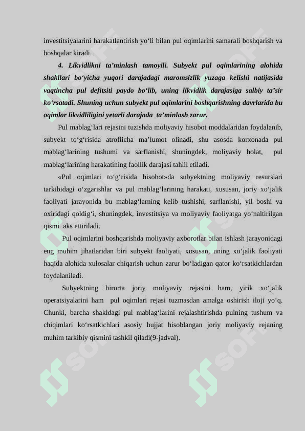 Pul oqimlari va kapital 8