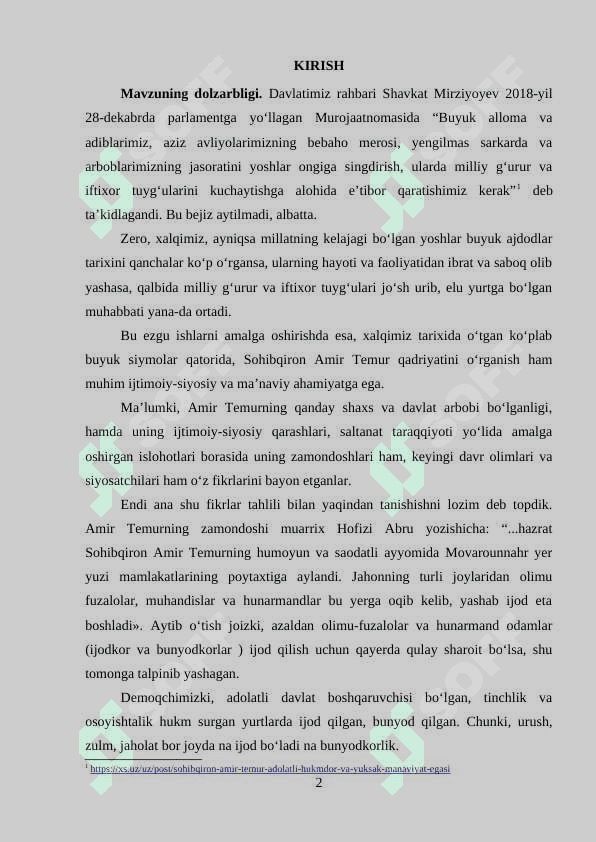 AmirTemur davlatida ma'muriy hududiy boshqaruv 2