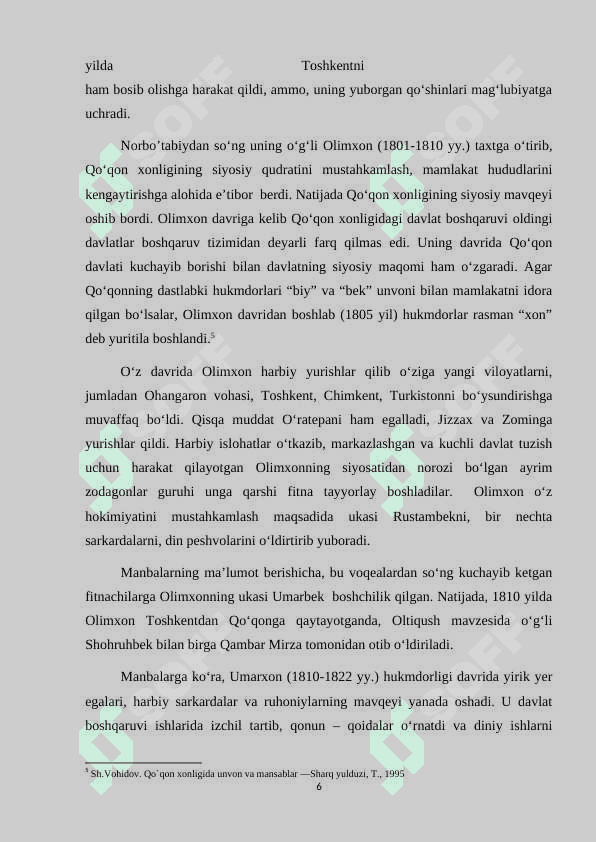 Qoqon xonligida yer egaligi shakllari 6