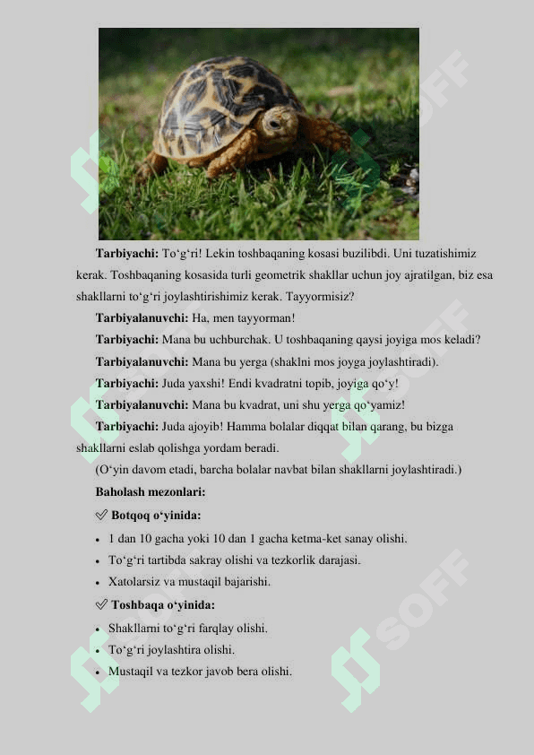 6-7 yoshli bolalarning maktabga tayyorgarligini baholash metodlari 3