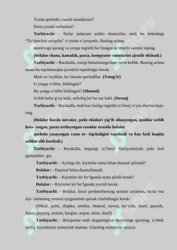 Bolalarni maktabga tayyorgarligini baholash 3