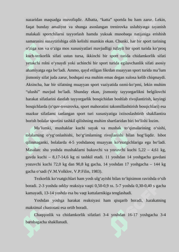 VOLEYBOL BO’YICHA  SPORT TO’GARAK  MASHG’ULOTLARINI TASHKIL  ETISH VA O’TKAZISH USULLARI 7