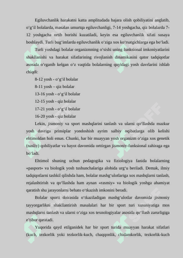 VOLEYBOL BO’YICHA  SPORT TO’GARAK  MASHG’ULOTLARINI TASHKIL  ETISH VA O’TKAZISH USULLARI 8