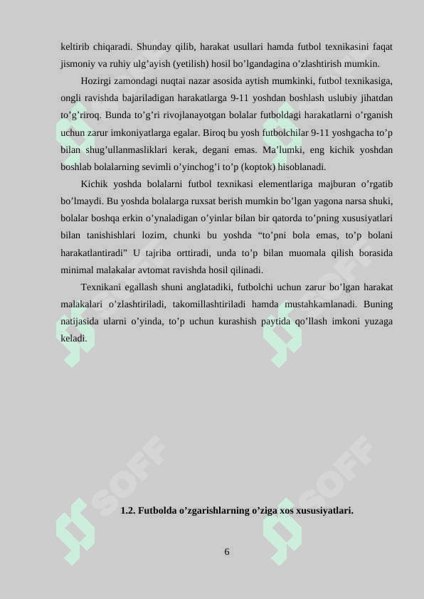 FUTBOL O’YINI JARAYONIDA PEDAGOGIK KUZATUVNI O’TKAZISH 6
