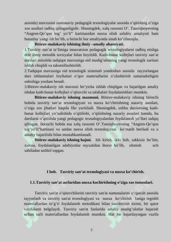 Kasb-hunar kollejlarida tasviriy-san’at darslarining samaradorligini oshirish usullari 5