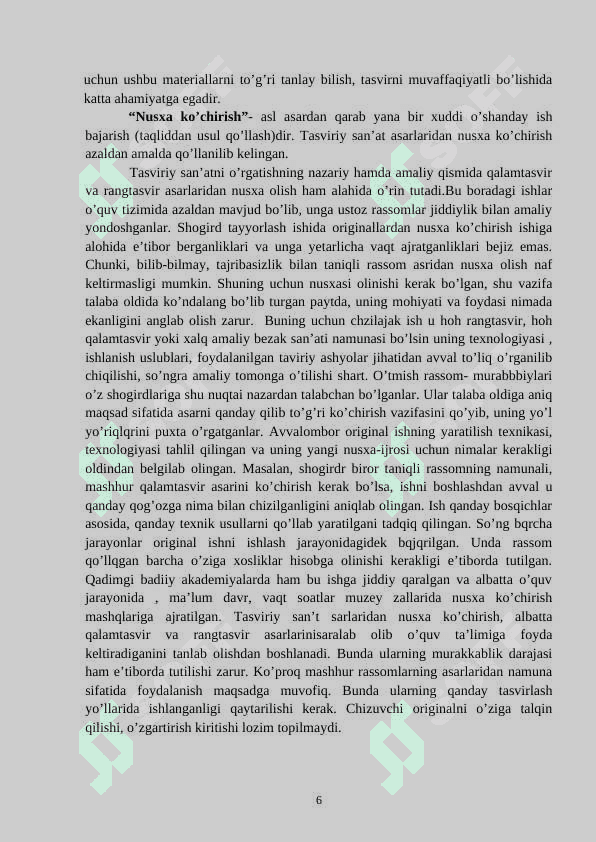 Kasb-hunar kollejlarida tasviriy-san’at darslarining samaradorligini oshirish usullari 6