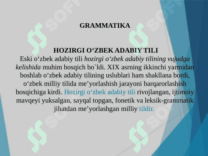 BIR BO‘LSAK – YAGONA XALQMIZ, BIRLASHSAK VATANMIZ. ORFOEPIYA QOIDALARI. O‘ZBEK TILIDA TOVUSHLAR TALAFFuzi 7