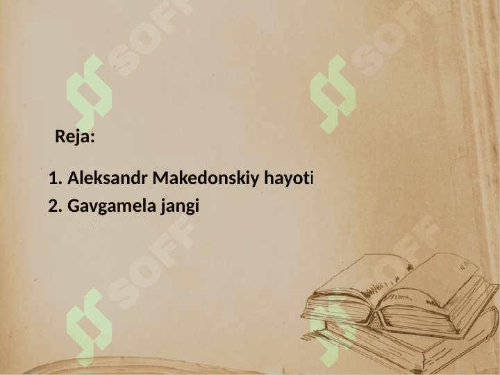 Mavzu:Aleksandr Makodonskiy. 2