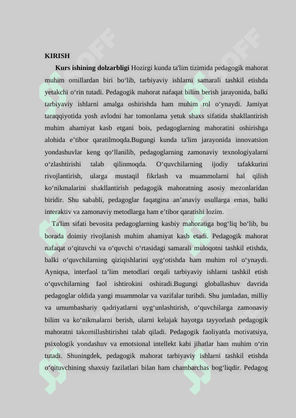Tarbiyaviy ishlarni amaliyotda tatbiq etishda pedagogik mahorat va uning asosiy tamoyillari 3
