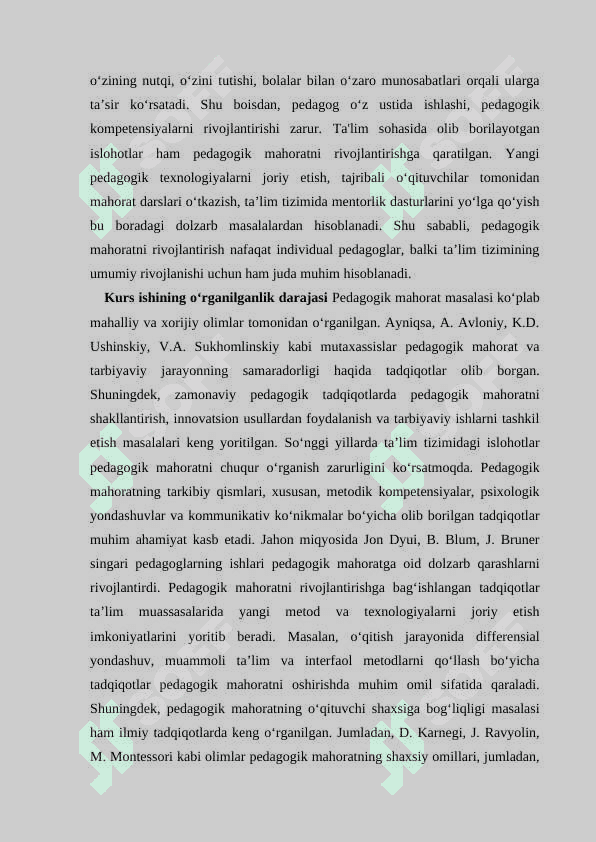 Tarbiyaviy ishlarni amaliyotda tatbiq etishda pedagogik mahorat va uning asosiy tamoyillari 4