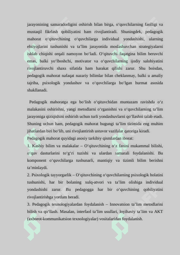 Tarbiyaviy ishlarni amaliyotda tatbiq etishda pedagogik mahorat va uning asosiy tamoyillari 7