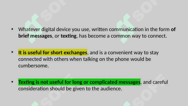 TEXTING, NETIQUETTE & E-MAIL 4