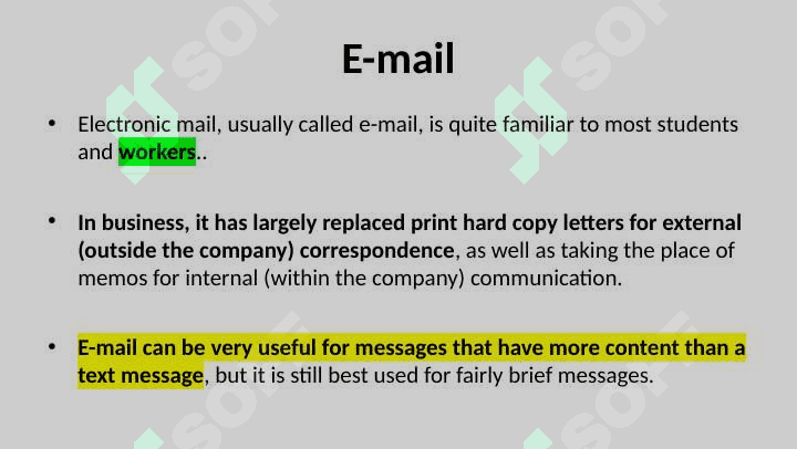 TEXTING, NETIQUETTE & E-MAIL 7