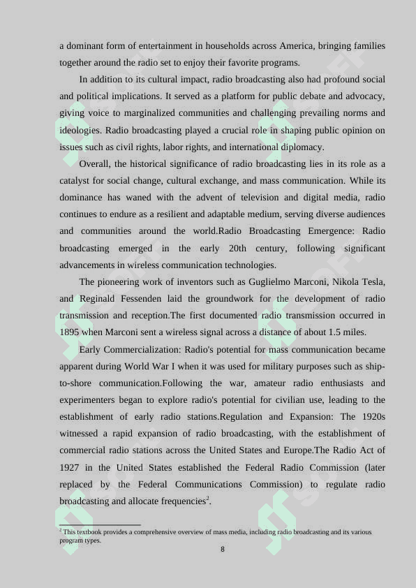 DISCOVERING DIFFERENT TYPES OF RADIO PROGRAMS 7
