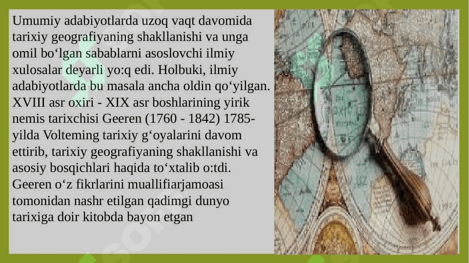 Tarixiy geografiyaning metodi, predmeti va vazifalari 4