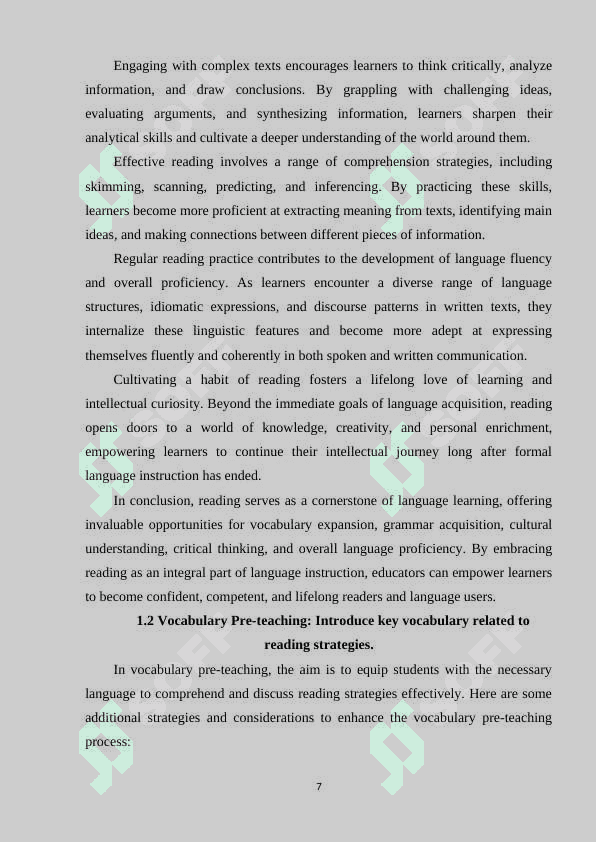 READING WRITING AND LEARNING IN ESL 6