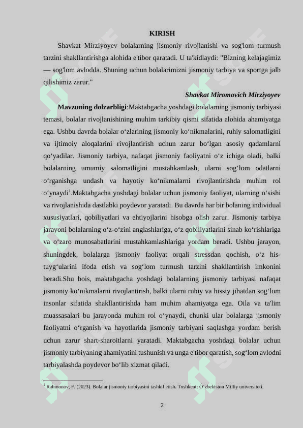MAKTABGACHA YOSHDAGI BOLALARNING JISMONIY TARBIYASI 2