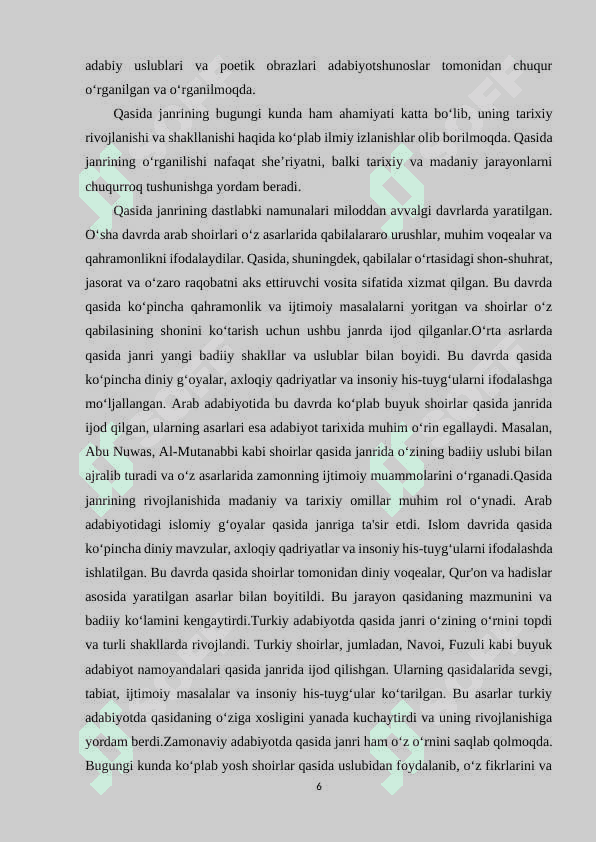 QASIDA VA UNING TARKIBIY TUZILISHI 6